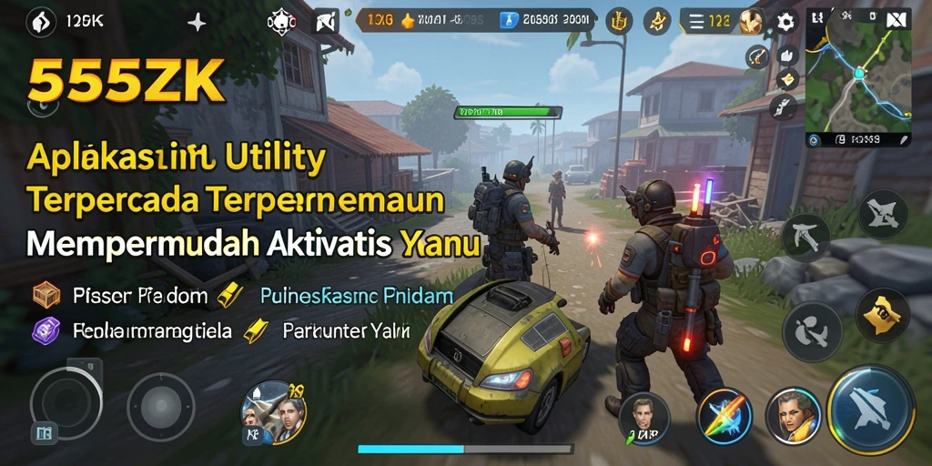 Screenshot utama dari 555ZK menampilkan pengguna yang sedang mengelola tugas.