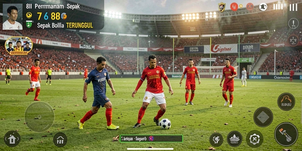 Tampilan gameplay 8II yang menegangkan dan mendebarkan.