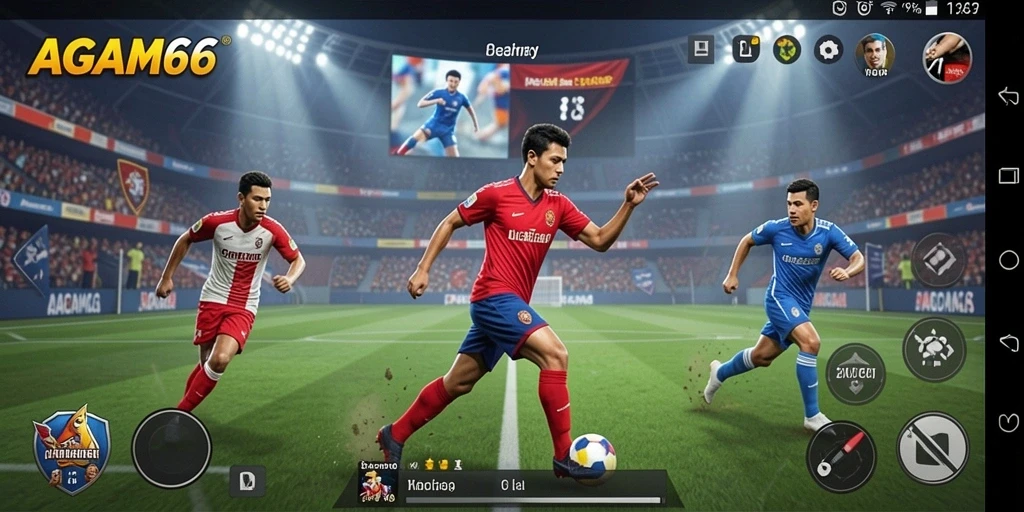 Tampilan screenshot AGAM66 yang menunjukkan aksi mendebarkan di lapangan.