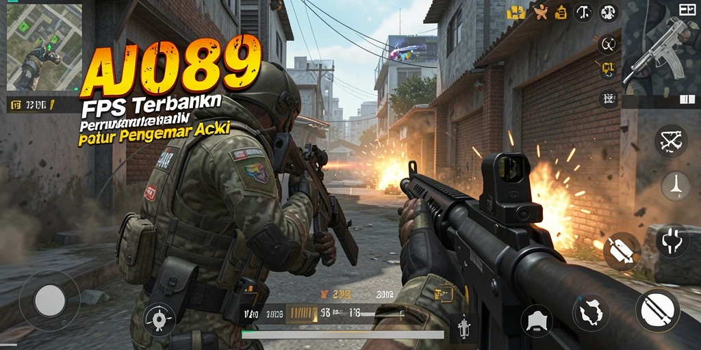 Tampilan gameplay AJO89 yang intens dan menegangkan.