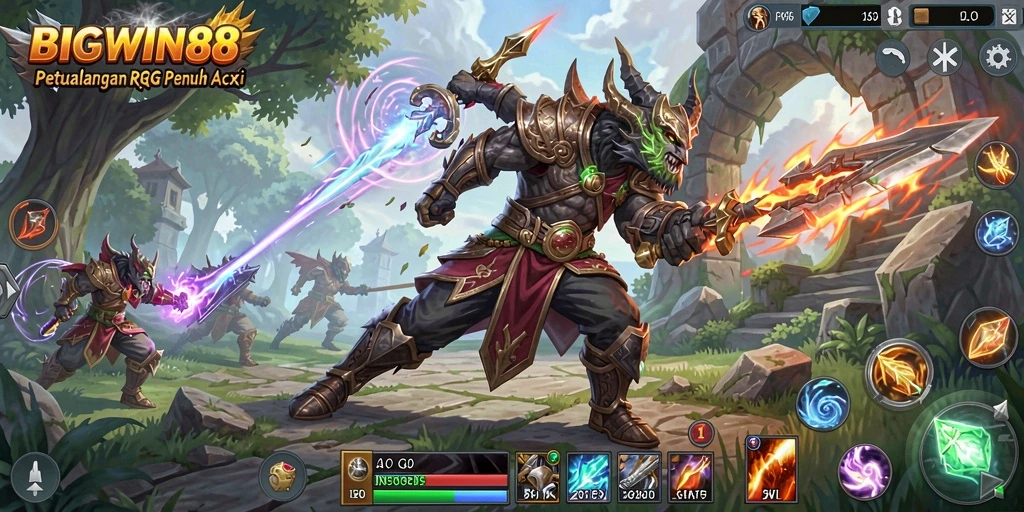 Gameplay RPG seru dengan grafis menakjubkan.