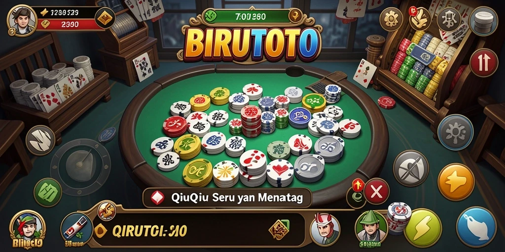 Tampilan gameplay BIRUTOTO yang seru dan dinamis.