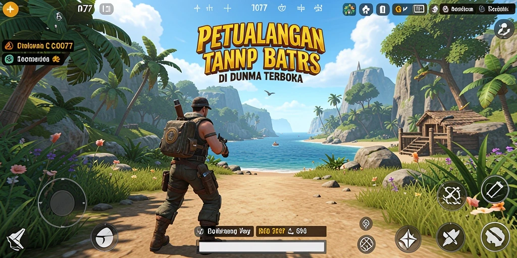 Screenshot utama C0077 menampilkan aksi gameplay Open World yang seru.
