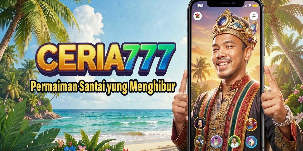 Tampilan gameplay CERIA777 dengan keseruan yang penuh warna.