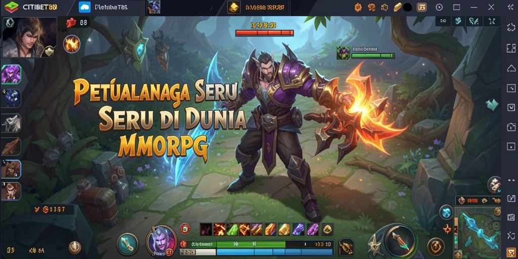 Gameplay menarik CITIBET88 menampilkan aksi seru dalam dunia MMORPG.