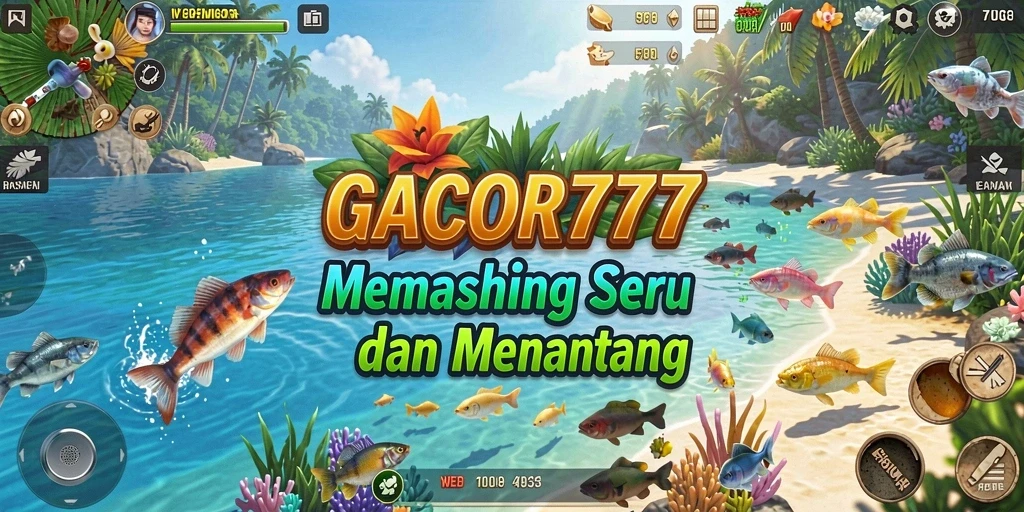 Screenshot gameplay GACOR777 yang menunjukkan aksi memancing yang mendebarkan.