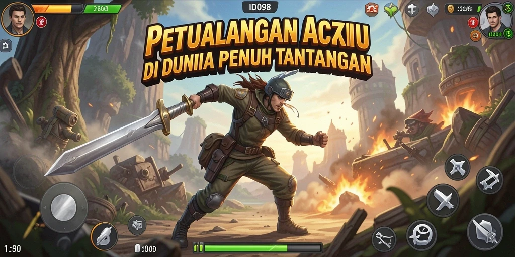 Tampilan gameplay ID098 yang mendebarkan dan penuh aksi.