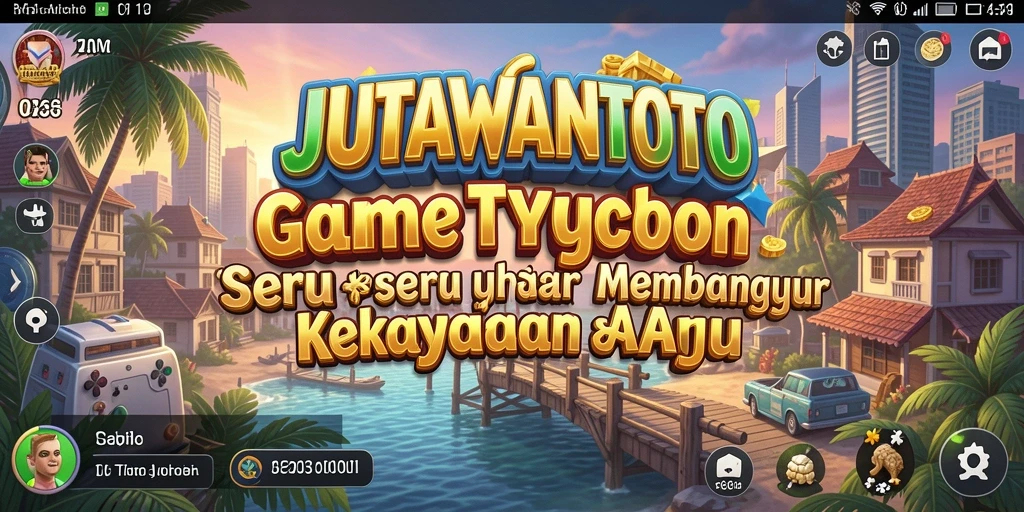 Tampilan gameplay JUTAWANTOTO yang menarik dan penuh strategi Tycoon.