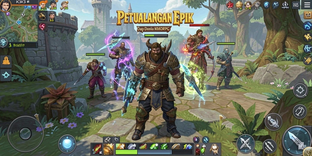 Tampilan gameplay K3K3 yang mengesankan dan mendebarkan.