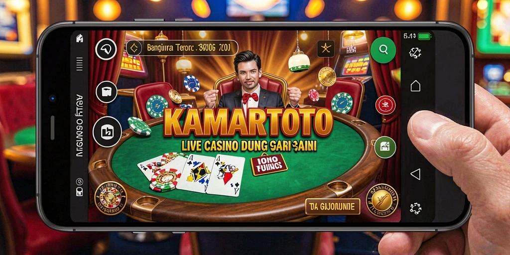 Tangkapan layar gameplay Live Casino KAMARTOTO yang menarik.