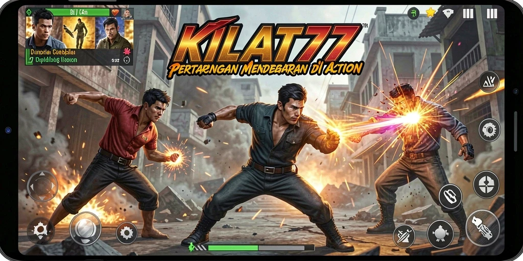Tangkapan layar menampilkan aksi seru dari KILAT77.