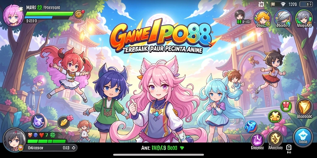 Tampilan gameplay LPO88 yang penuh warna dan dinamis.