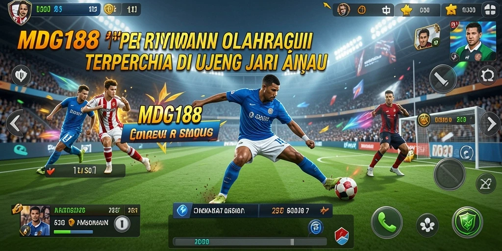 Tampilan gameplay seru dari aplikasi MDG188 di dunia Sportsbook.