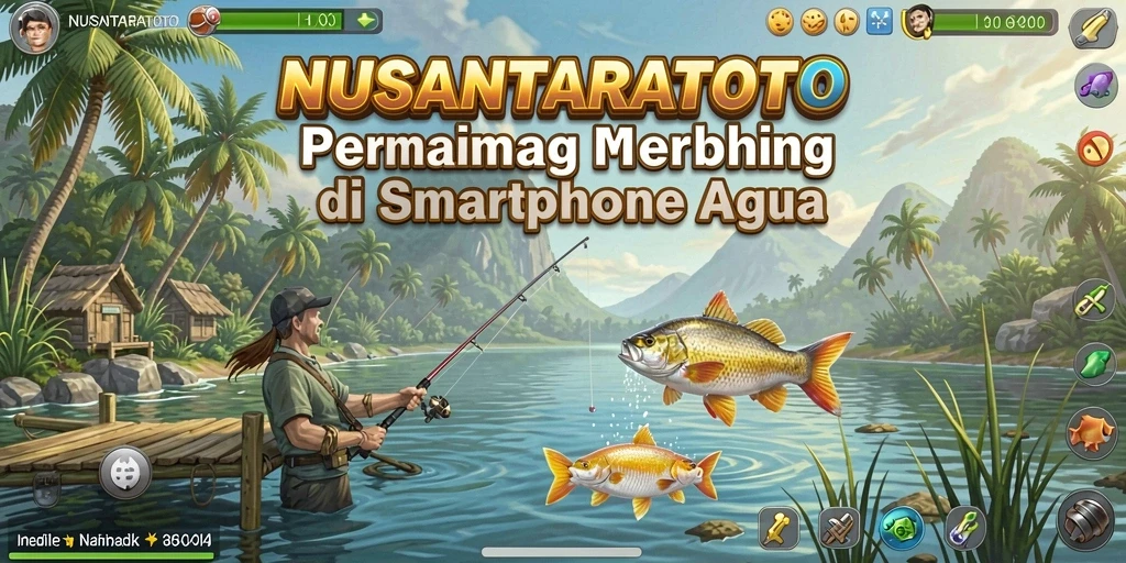 Gameplay NUSANTARATOTO yang menakjubkan dengan berbagai pilihan lokasi memancing.