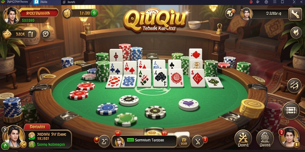 Screenshot RPIDWIN menampilkan gameplay menarik QiuQiu.
