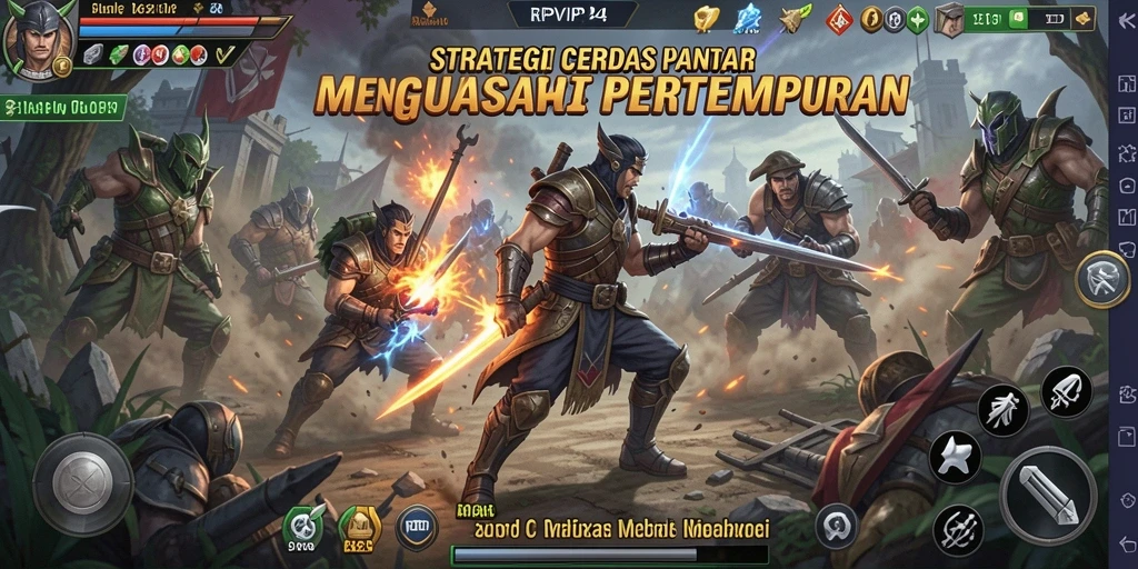 Tampak menegangkan dari pertempuran strategi RPVIP4.