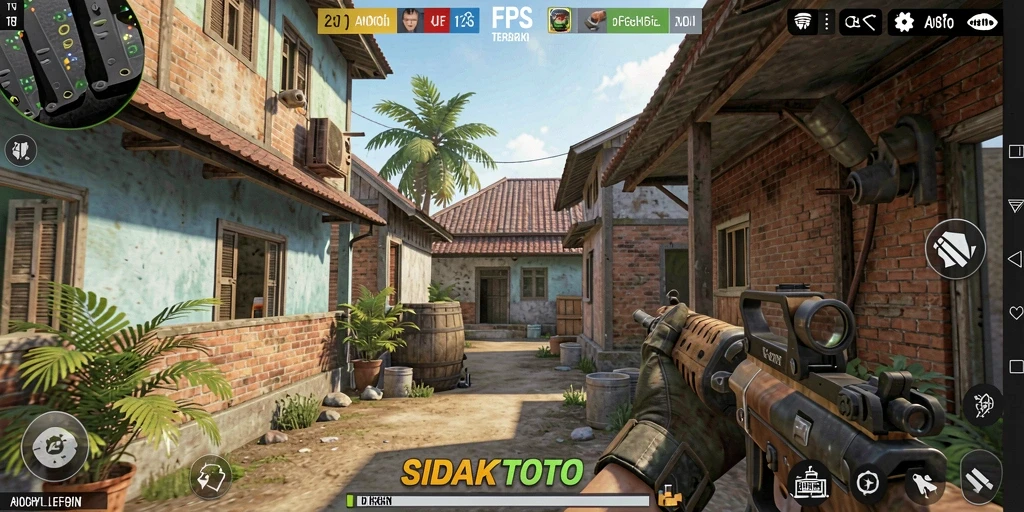 Tangkapan layar dari gameplay <strong>SIDAKTOTO</strong> yang menampilkan aksi seru di medan perang.